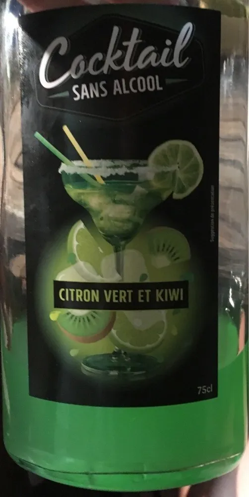 Cocktail sans alcool citron vert kiwi