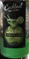 Cocktail sans alcool citron vert kiwi