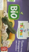 Risotto courgettes, champignons avec morceaux - Dès 12 mois BIO