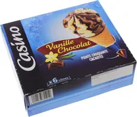 Cônes vanille chocolat