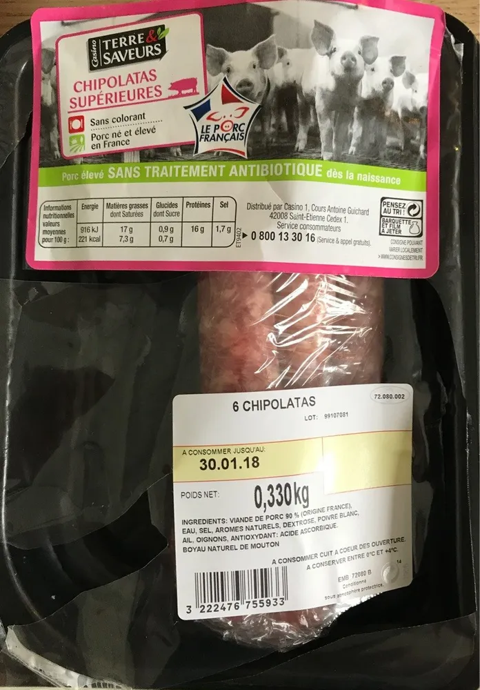 Chipolatas Superieures