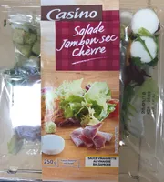 Salade jambon sec chèvre