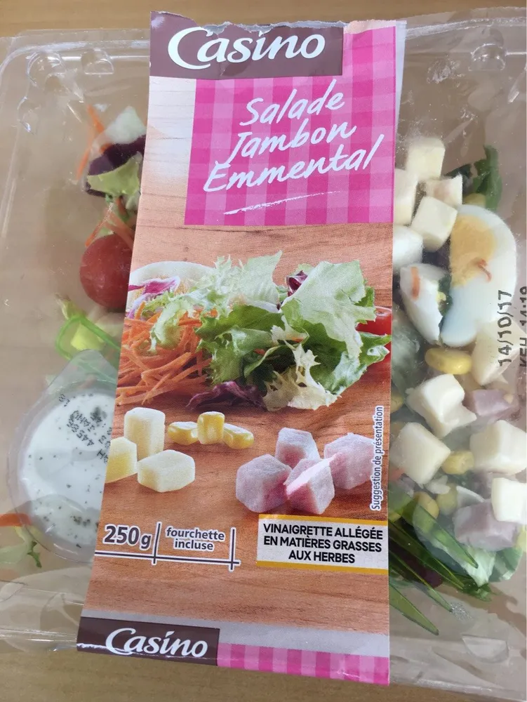 Salade jambon emmental