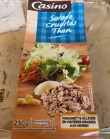 Salade thon crudités