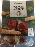Rosaces de speck fumé italien