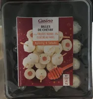 Billes de chèvre à la truffe noire 1% Coeur au miel  x16