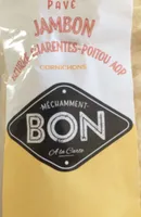 Pavé jambon beurre Charente-Poitou AOP cornichons