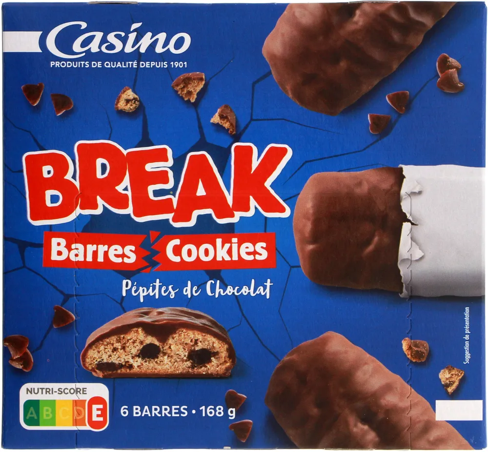 Break Barre cookies pépites de chocolat