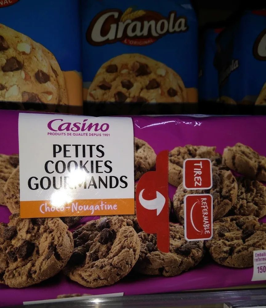 Petits cookies Gourmands choco-nougatine
