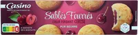 Sablés fourrés cœur fondant CERISE pur beurre