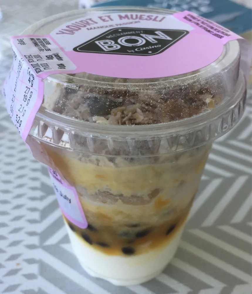 Yaourt muesli mangue passion