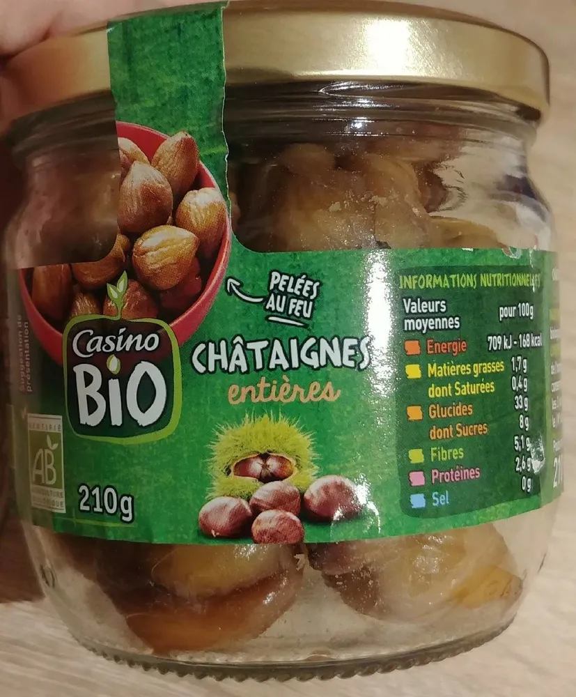 Châtaignes entières