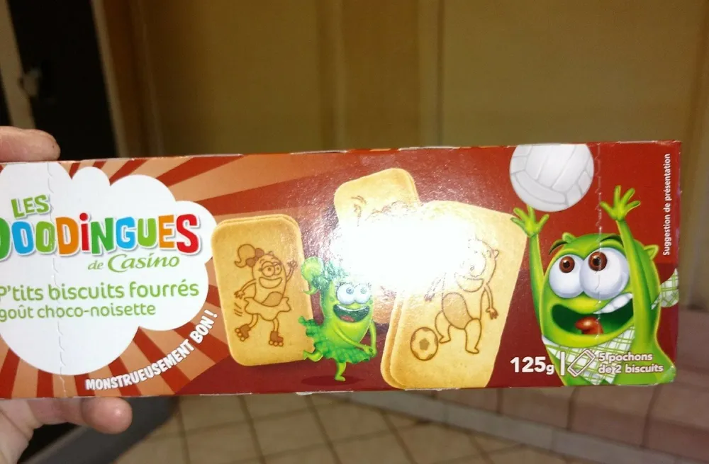 P'tits biscuits fourrés goût choconoisette