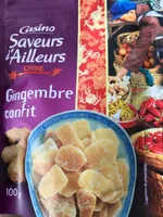 Gingembre confit en lamelles
