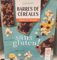Barres de céréales Pépites de Chocolat sans gluten