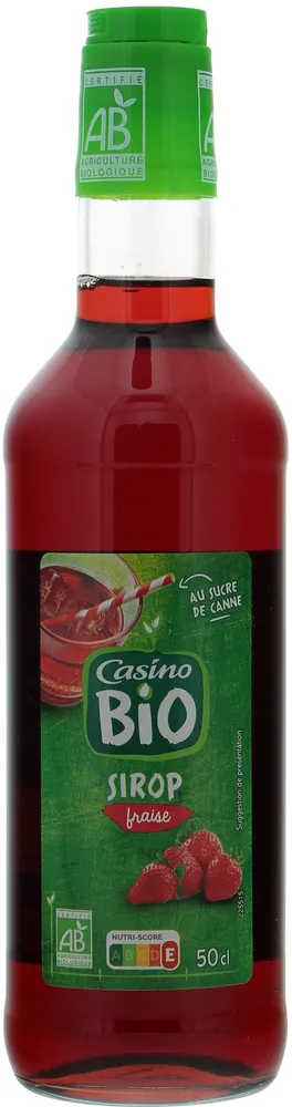 Sirop de fraise BIO