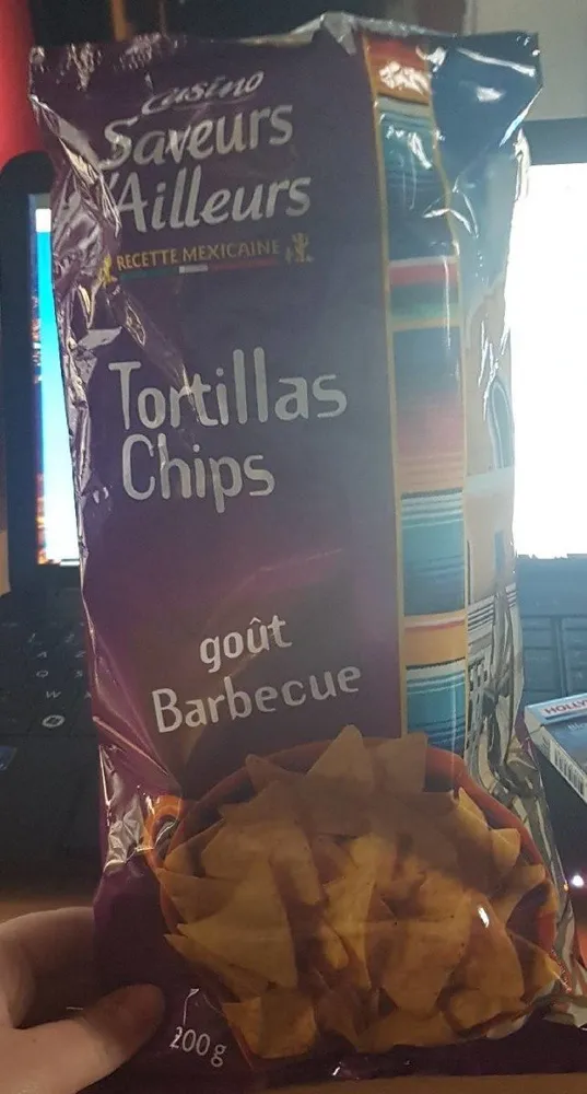 Tortilla chips goût barbecue