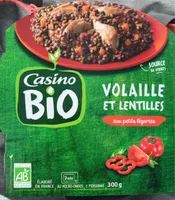 Volaille et lentilles aux petits légumes