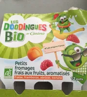 Petits fromages frais aux fruits, aromatisés BIO