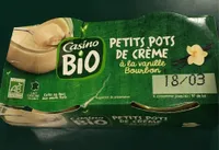 Petits pots de crème à la vanille Bourbon BIO