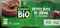 Petits pots de crème au chocolat BIO