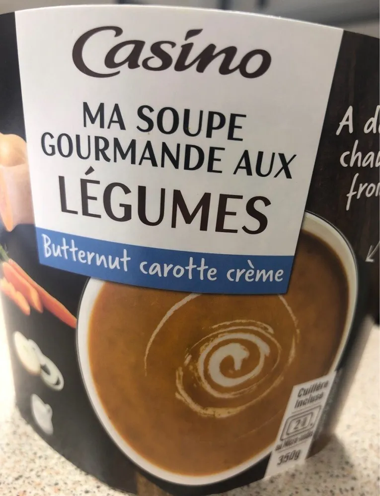 Ma soupe gourmande aux légumes, butternut carotte crème
