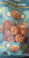 Encas de pépites céréales, chocolat et noix de coco