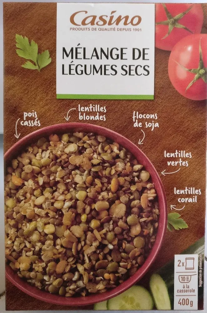 Mélange de légumes secs