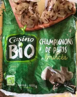 Champignons de Paris émincés bio
