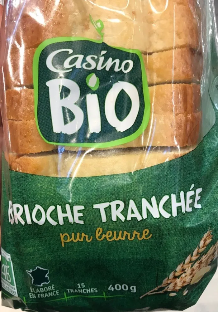 Brioche tranchée
