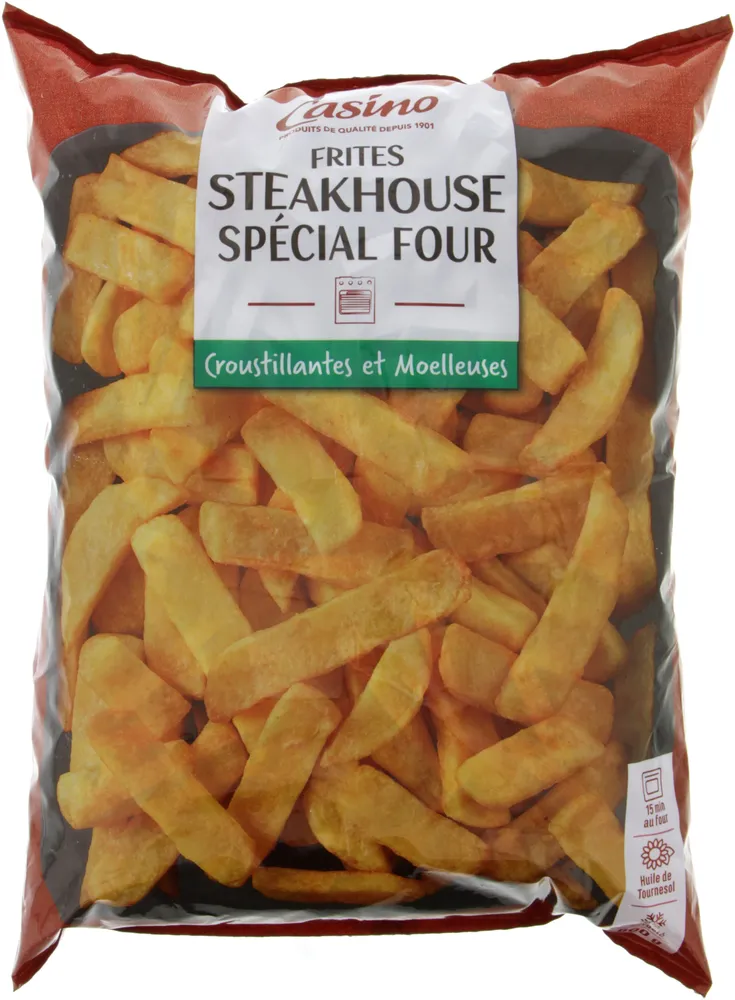 Frites steackhouse spécial four