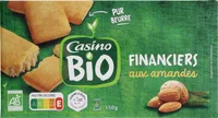 Financiers aux amandes bio