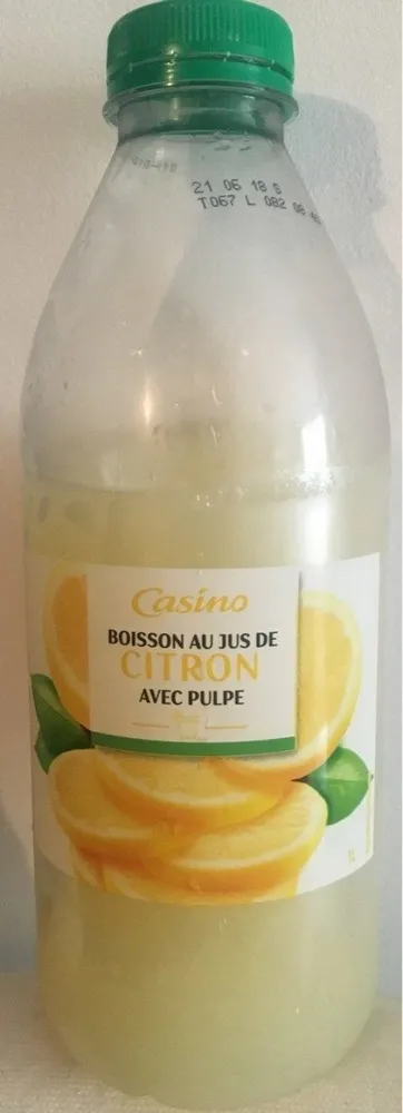 Boisson citrons préssés
