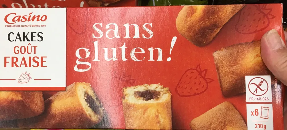 Cake goût Fraise sans gluten