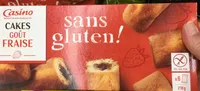 Cake goût Fraise sans gluten