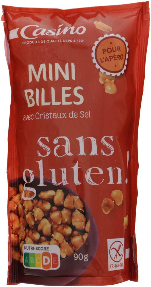 Mini billes avec cristaux de sel sans gluten
