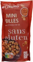 Mini billes avec cristaux de sel sans gluten