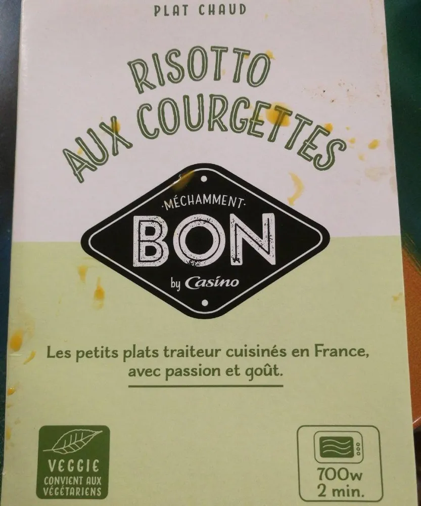 Risotto courgettes
