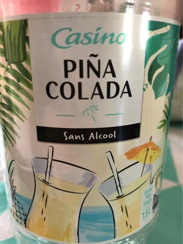 Boisson gazeuse aromatisée façon piña-colada