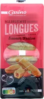 Madeleines longues coeur saveur fraise
