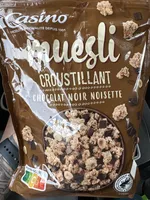 Muesli croustillant casino chocolat noir noisette