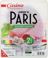 Jambon de Paris Découenné Dégraissé 2 tranches