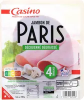 Jambon de Paris Découenné Dégraissé 8 tranches