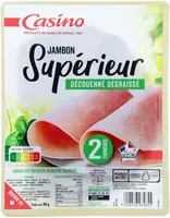 Jambon Supérieur Découenné Dégraissé 2 tranches