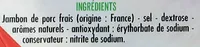 Jambon supérieur DD 8 tranches VPF
