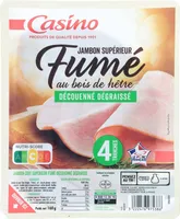 Jambon supérieur fumé au bois de hêtre découenné dégraissé