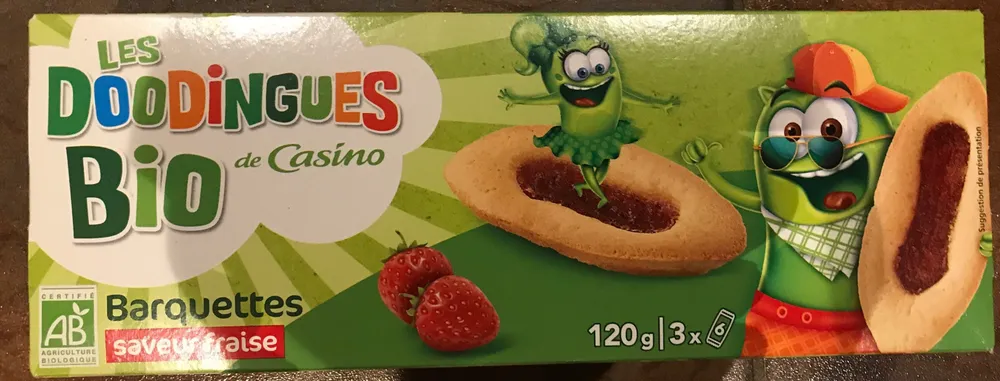 Barquettes saveur fraise