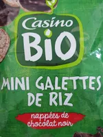 Mini galettes de riz nappées de chocolat noir Bio
