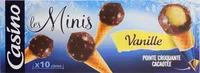 Les Minis - Cônes vanille x10