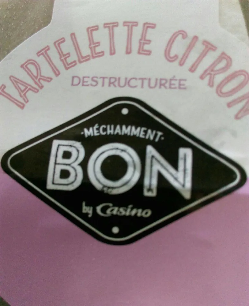 Dessert au citron sur biscuit sablé (28 %)